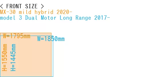#MX-30 mild hybrid 2020- + model 3 Dual Motor Long Range 2017-